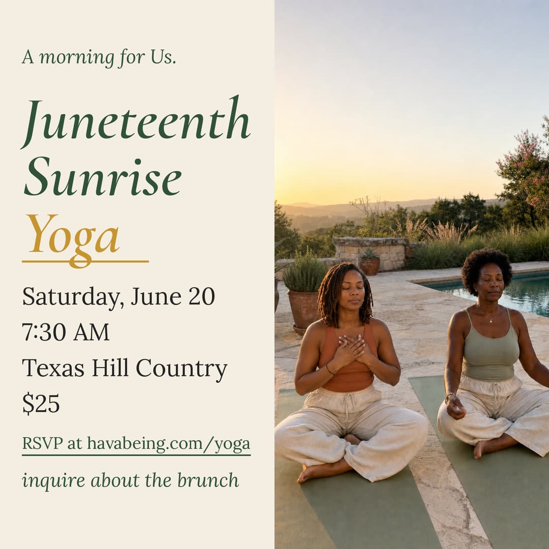 Juneteenth Sunrise Yoga