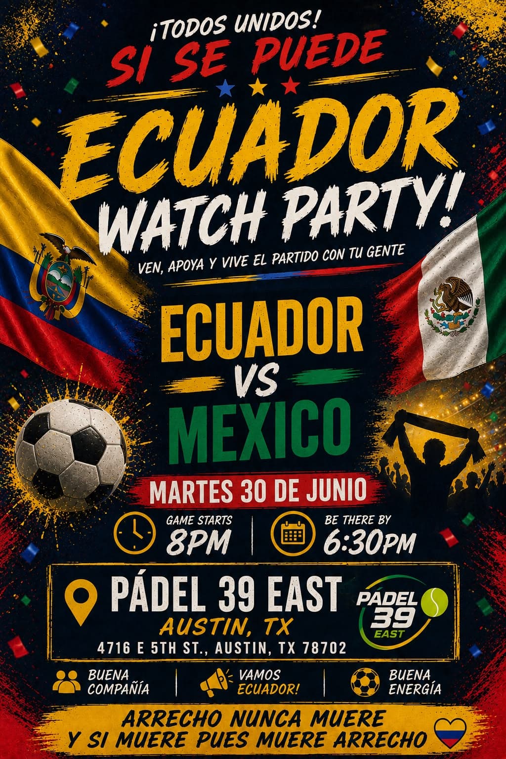 🇲🇽 vrs 🇪🇨 Watch Party