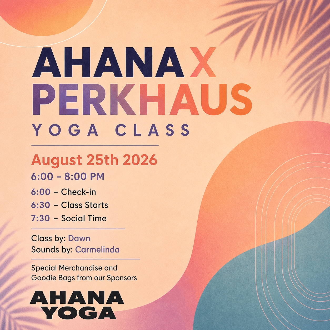Ahana Yoga x Perkhaus