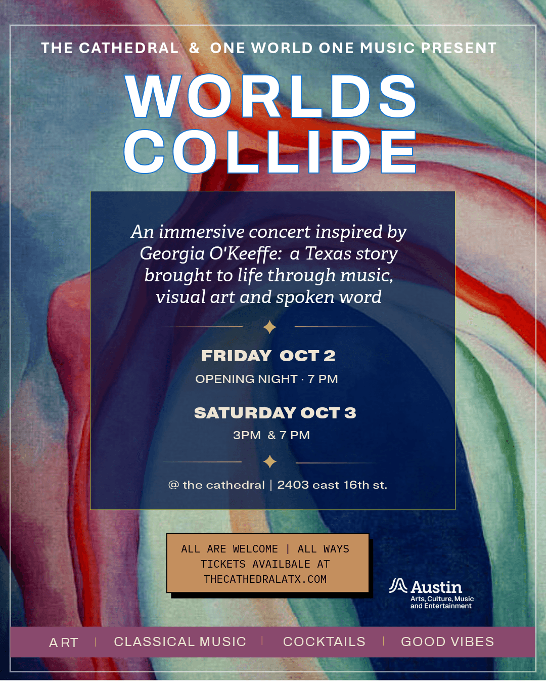 Worlds Collide: Music Inspired by Georgia O’Keeffe and the Palo Duro Canyon