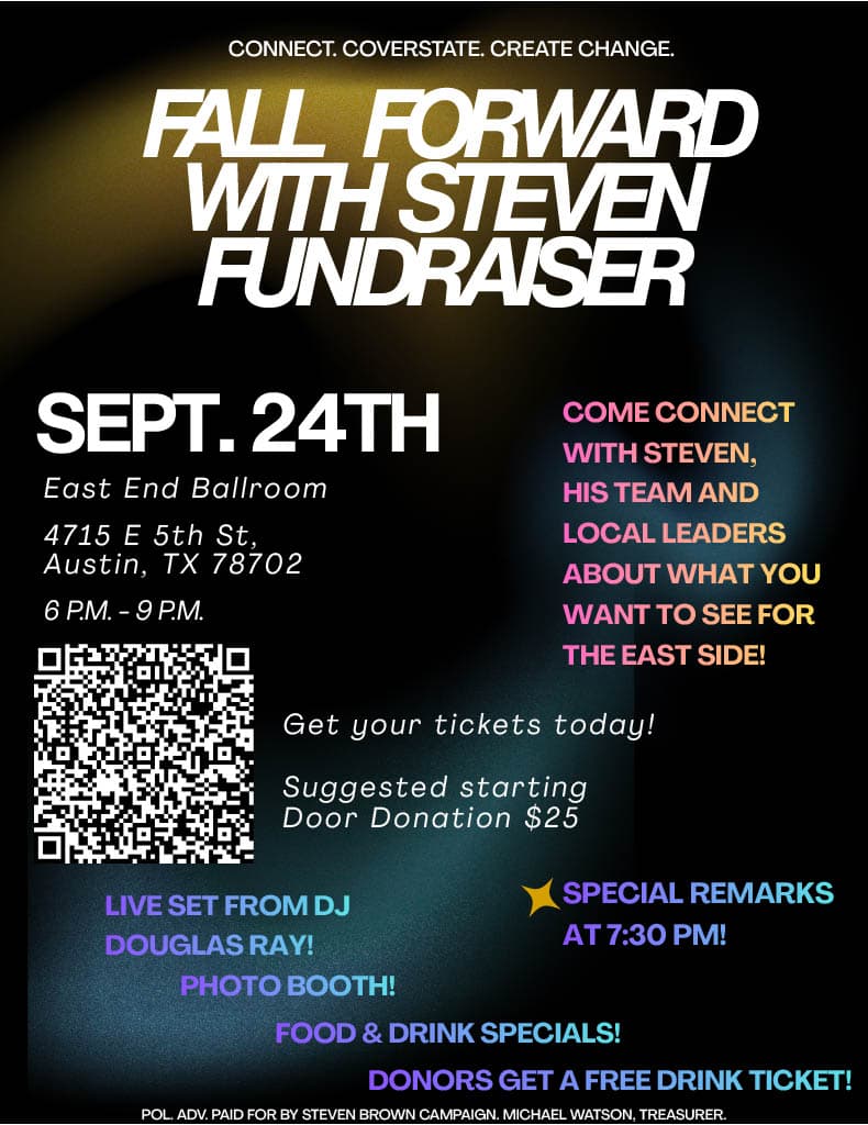 Steven Brown for Austin City Council District 1