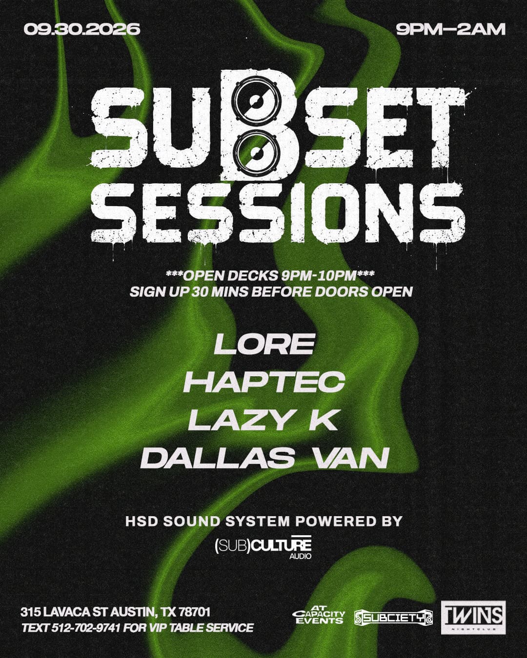 SUBset Sessions