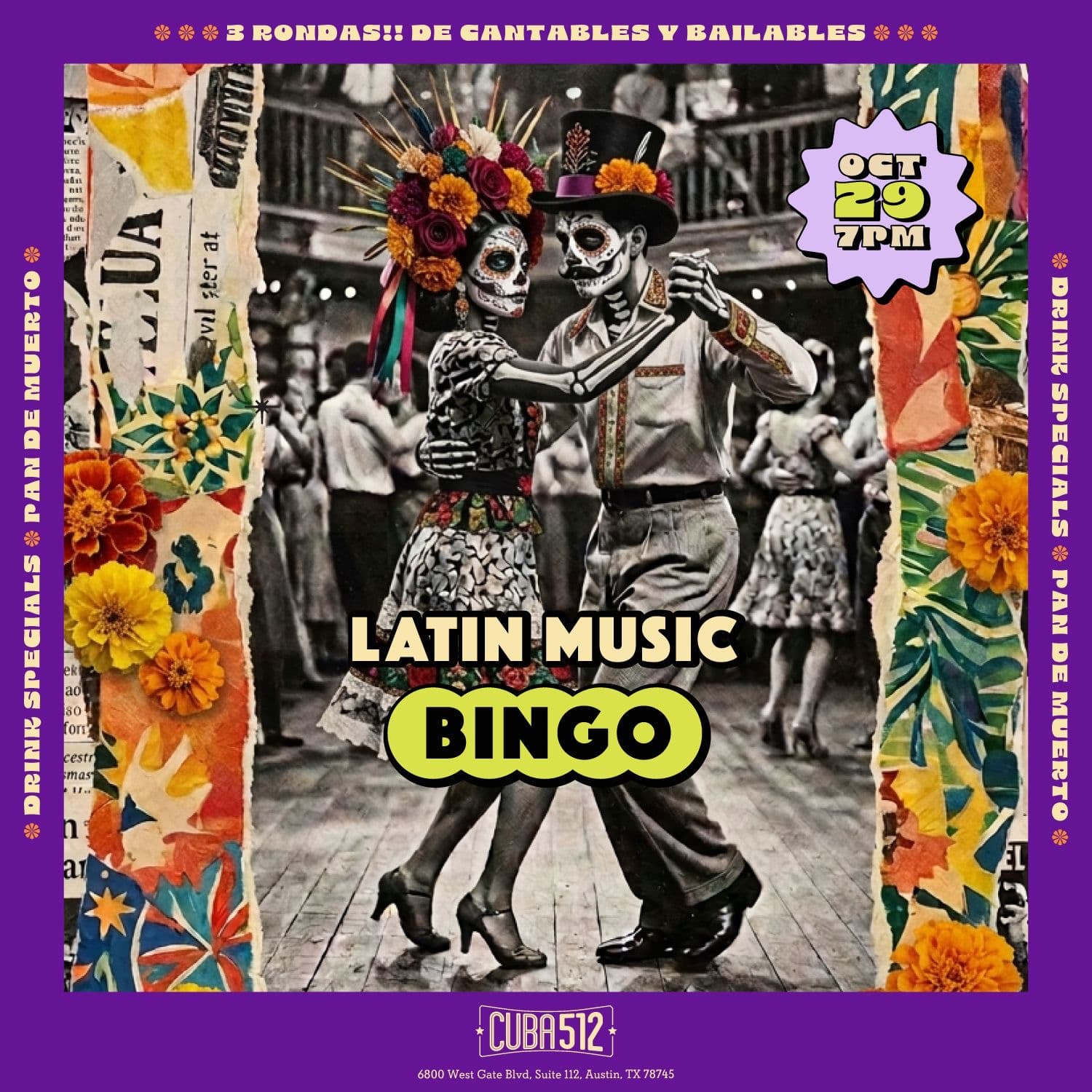 Latin Music Bingo